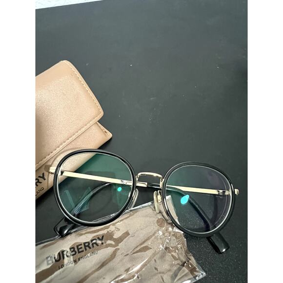 Burberry Round Frame Glasses w/ Original Packaging - Picture 2 of 10